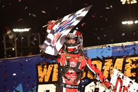 Redemption for Logan Schuchart on Hard Knox Night at Knoxville!