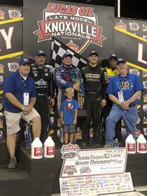 Brandon Sheppard Charges from 19th to Win on Night #2 of Knoxville Late Model Nationals!