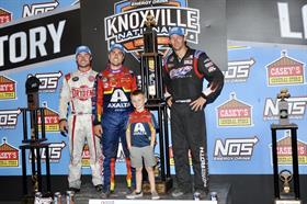 David Gravel On Top of Sprint Car World with Triumph at 59th Annual NOS Energy Drink Knoxville Nationals Presented by Casey’s General Stores!