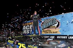 Shane Clanton Wins His First Career Feature at Knoxville in Night #1 of Lucas Oil Knoxville Late Model Nationals!